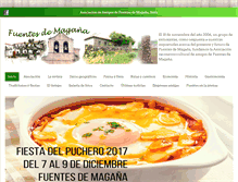 Tablet Screenshot of fuentesdemagana.com